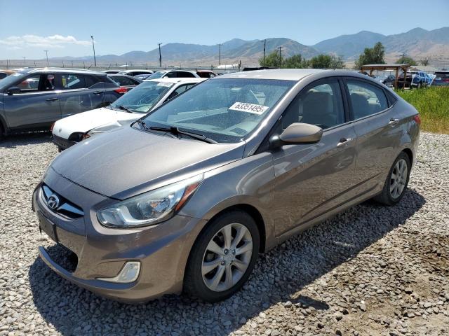 Sedans HYUNDAI ACCENT 2012 Brown
