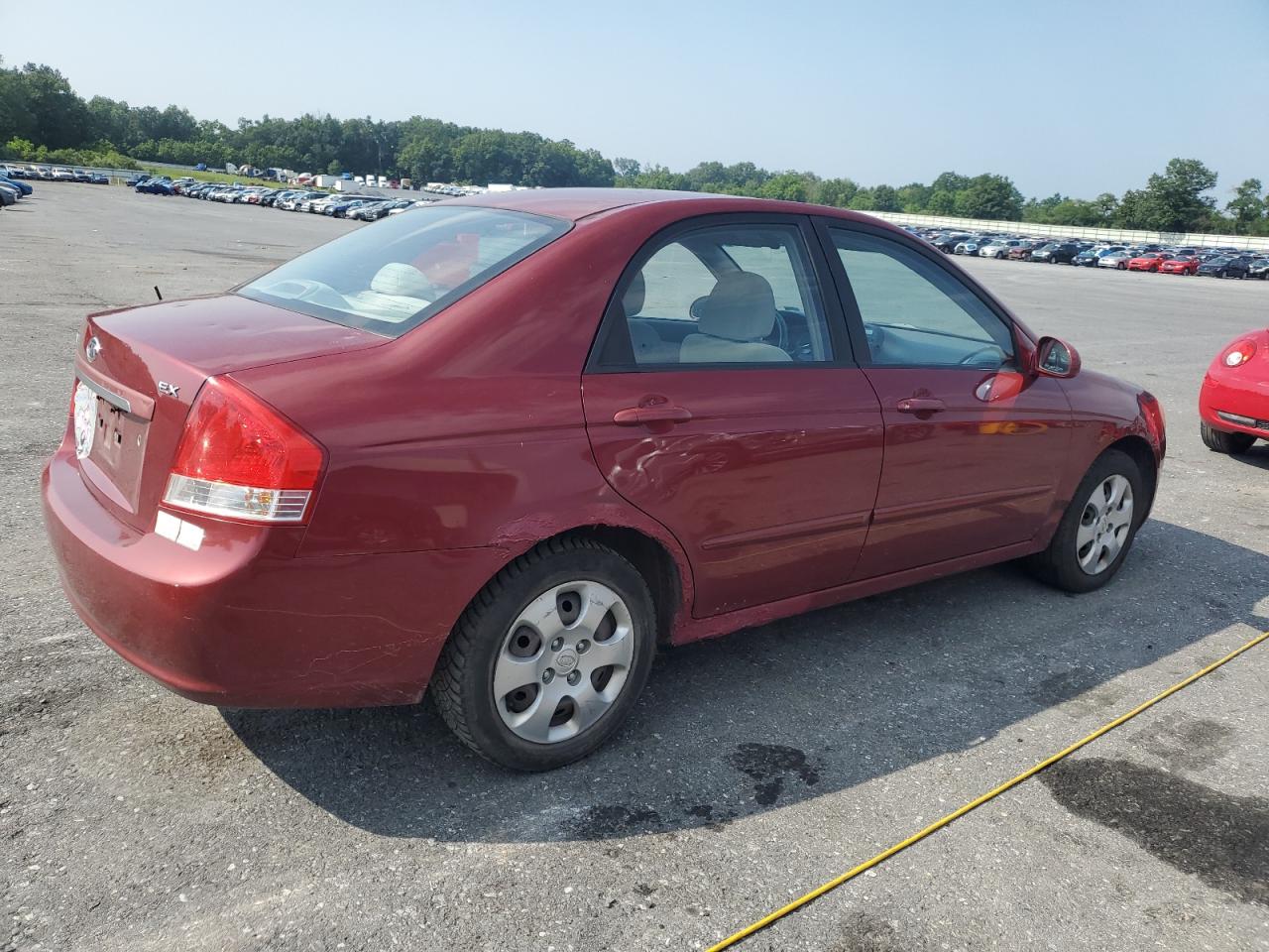 2007 Kia Spectra Ex VIN: KNAFE121275421266 Lot: 66328805