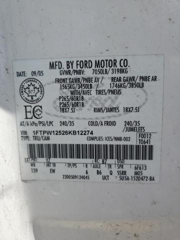 2006 FORD F150 SUPERCREW  