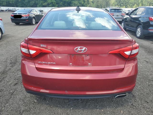  HYUNDAI SONATA 2015 Czerwony