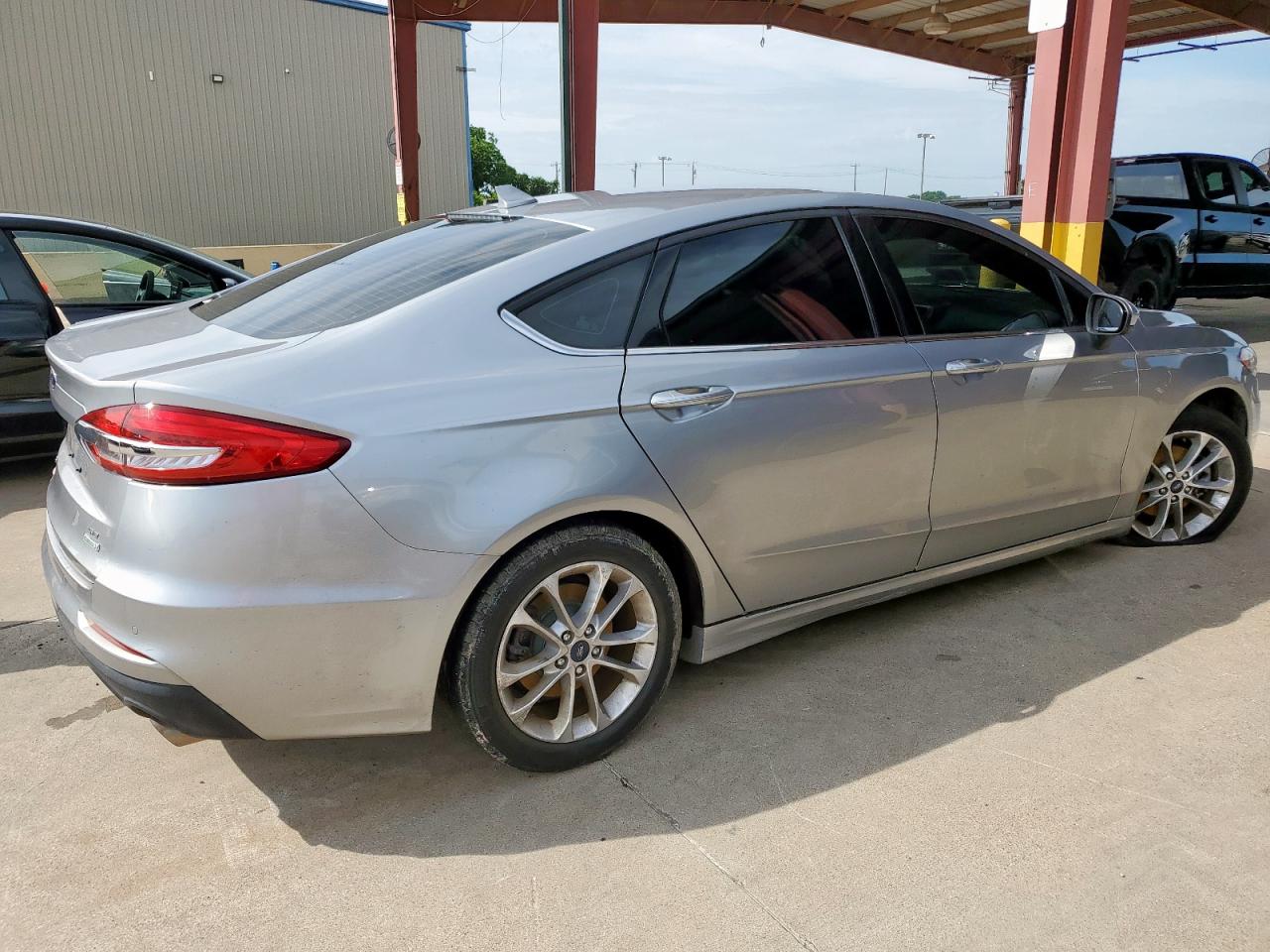 2020 Ford Fusion Se silver null gas 3FA6P0HD4LR246105 photo #4