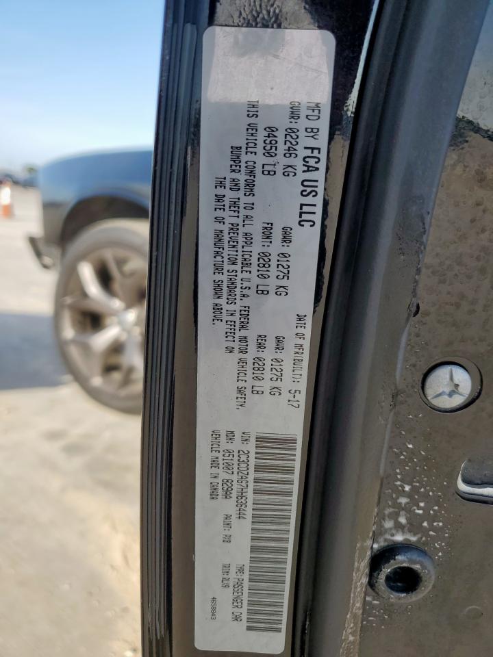 2017 Dodge Challenger Sxt VIN: 2C3CDZAG7HH636444 Lot: 65117645
