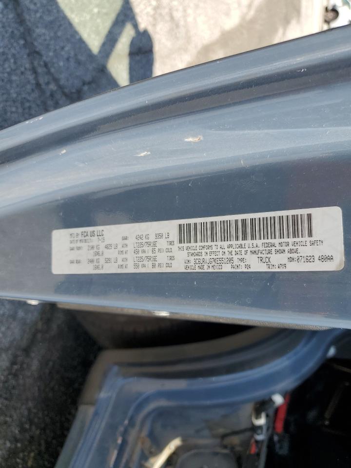 2019 Ram Promaster 3500 3500 High VIN: 3C6URVJG7KE551205 Lot: 63266455