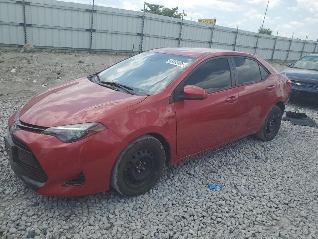  TOYOTA COROLLA 2017 Красный