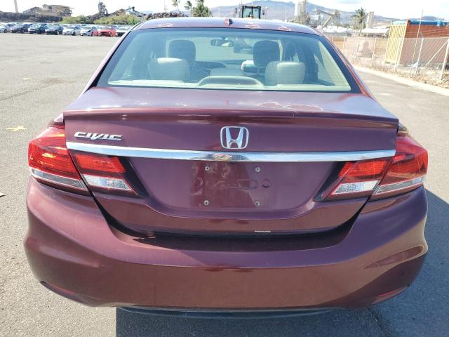  HONDA CIVIC 2013 Burgundy