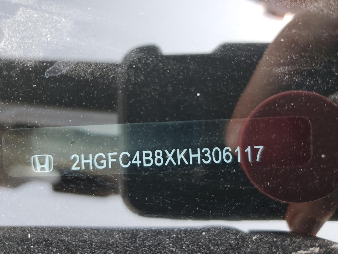 2019 Honda Civic Sport VIN: 2HGFC4B8XKH306117 Lot: 64952215