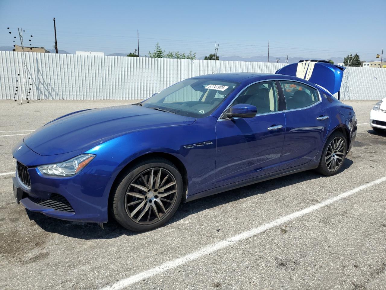 2017 Maserati Ghibli VIN: ZAM57XSA7H1238249 Lot: 64741985
