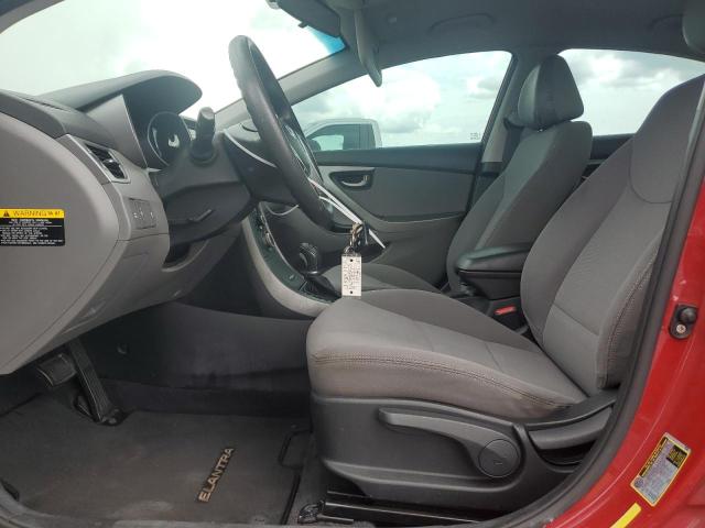  HYUNDAI ELANTRA 2015 Czerwony