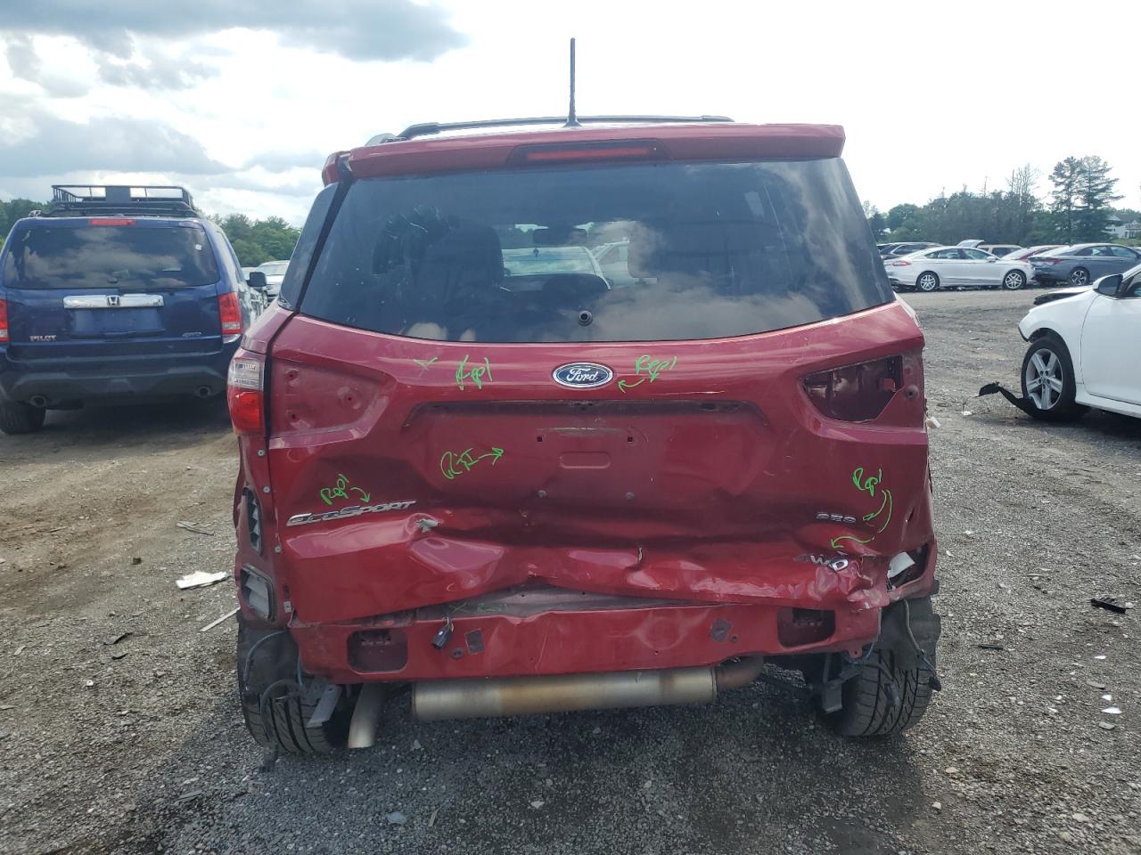 2018 Ford Ecosport Ses VIN: MAJ6P1CL6JC165820 Lot: 62381845