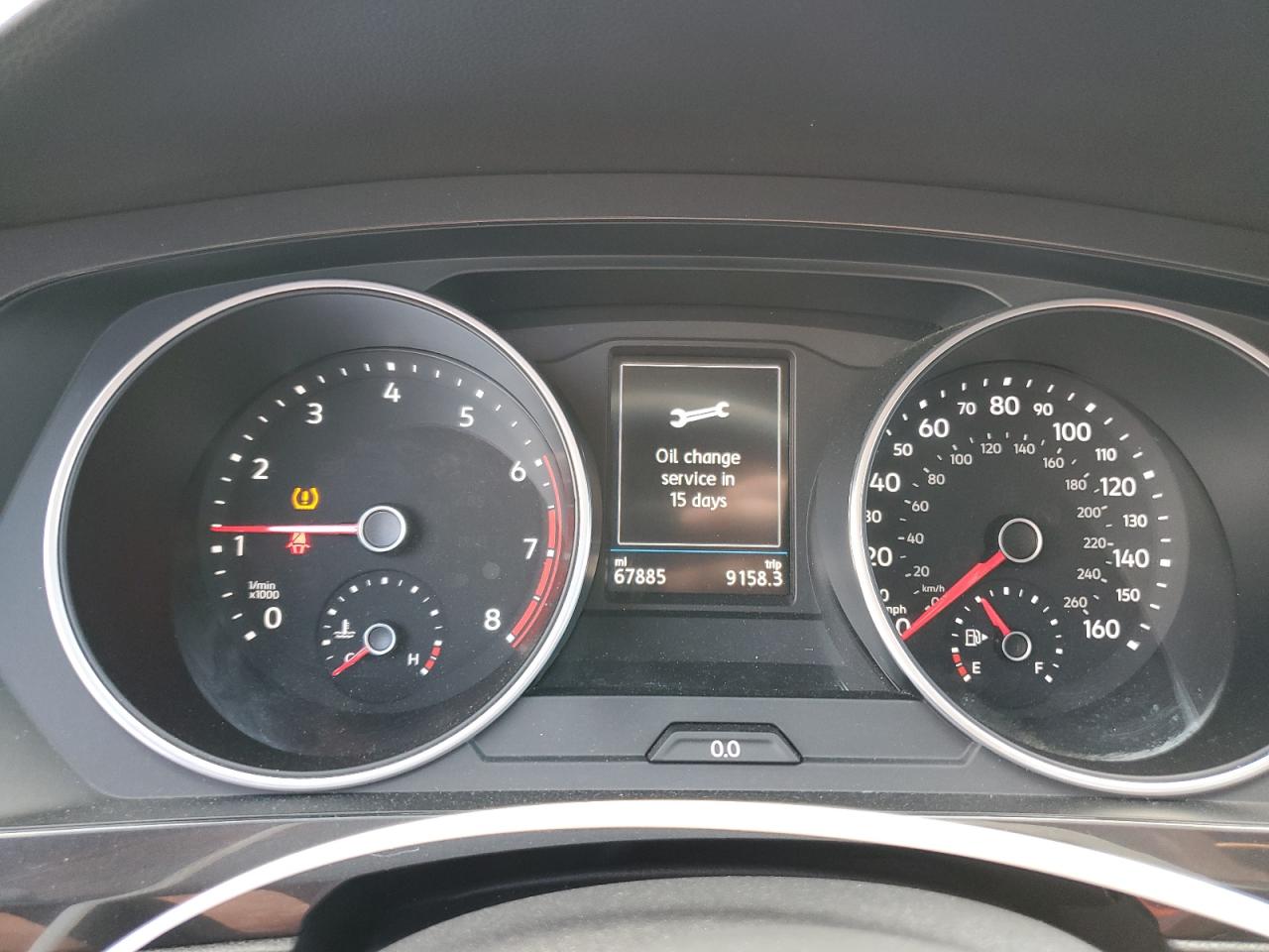2019 Volkswagen Tiguan S VIN: 3VV1B7AX7KM125422 Lot: 63147355