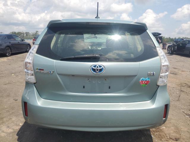 Crossovers TOYOTA PRIUS 2013 Turquoise