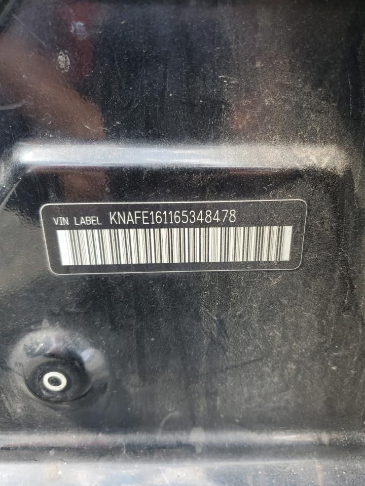 2006 Kia Spectra5 VIN: KNAFE161165348478 Lot: 63080295