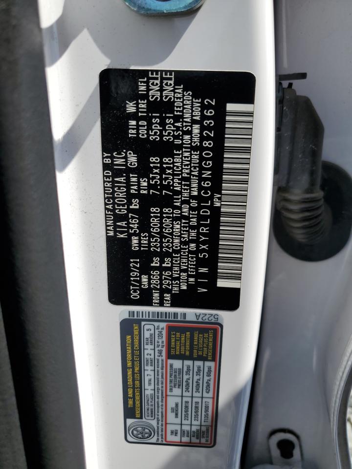 2022 Kia Sorento S VIN: 5XYRLDLC6NG082362 Lot: 63349085