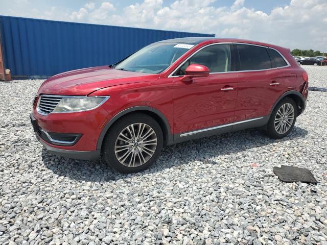  LINCOLN MKX 2016 Красный