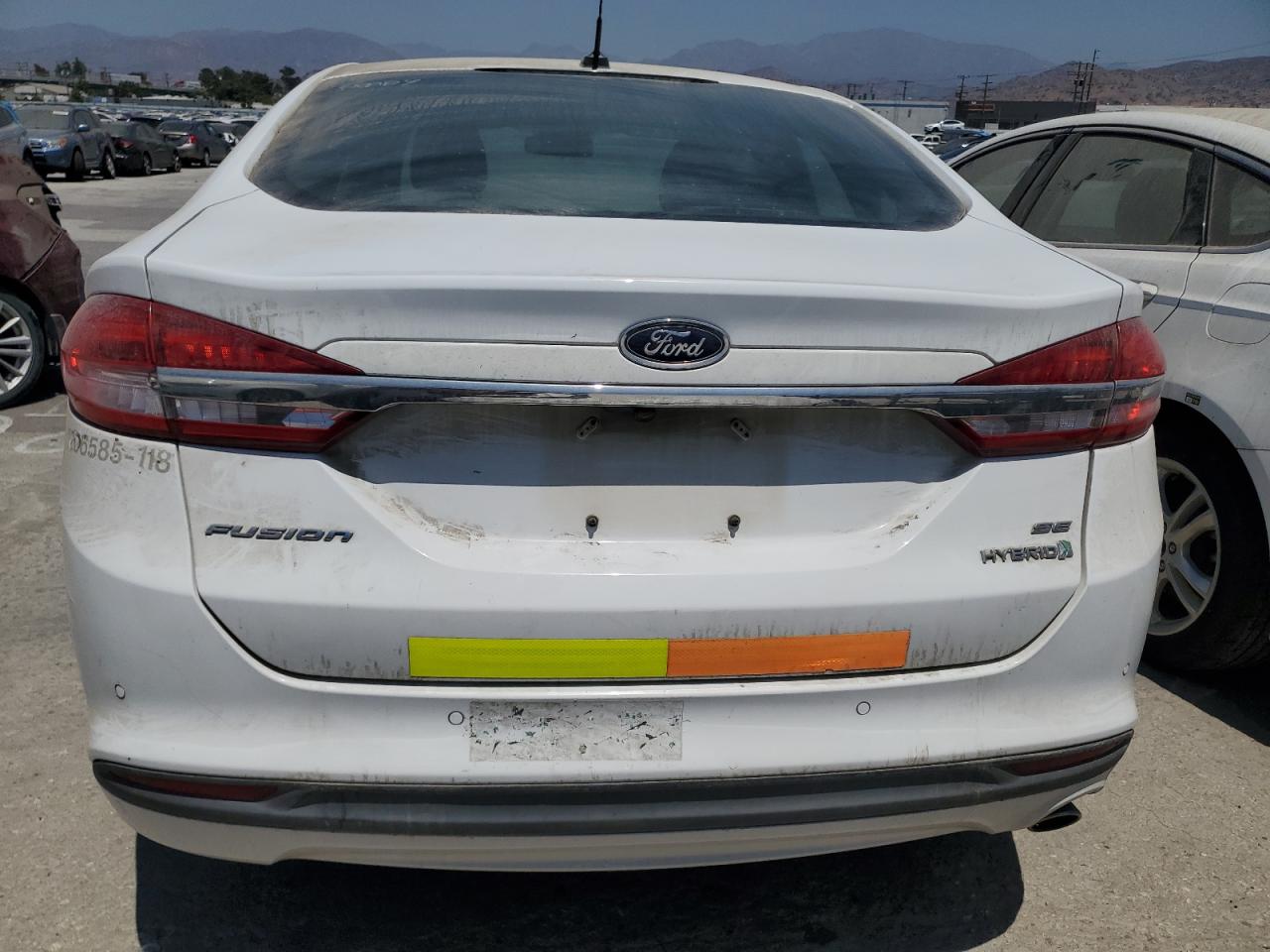 2018 Ford Fusion Se Hybrid VIN: 3FA6P0LU6JR278736 Lot: 43167095