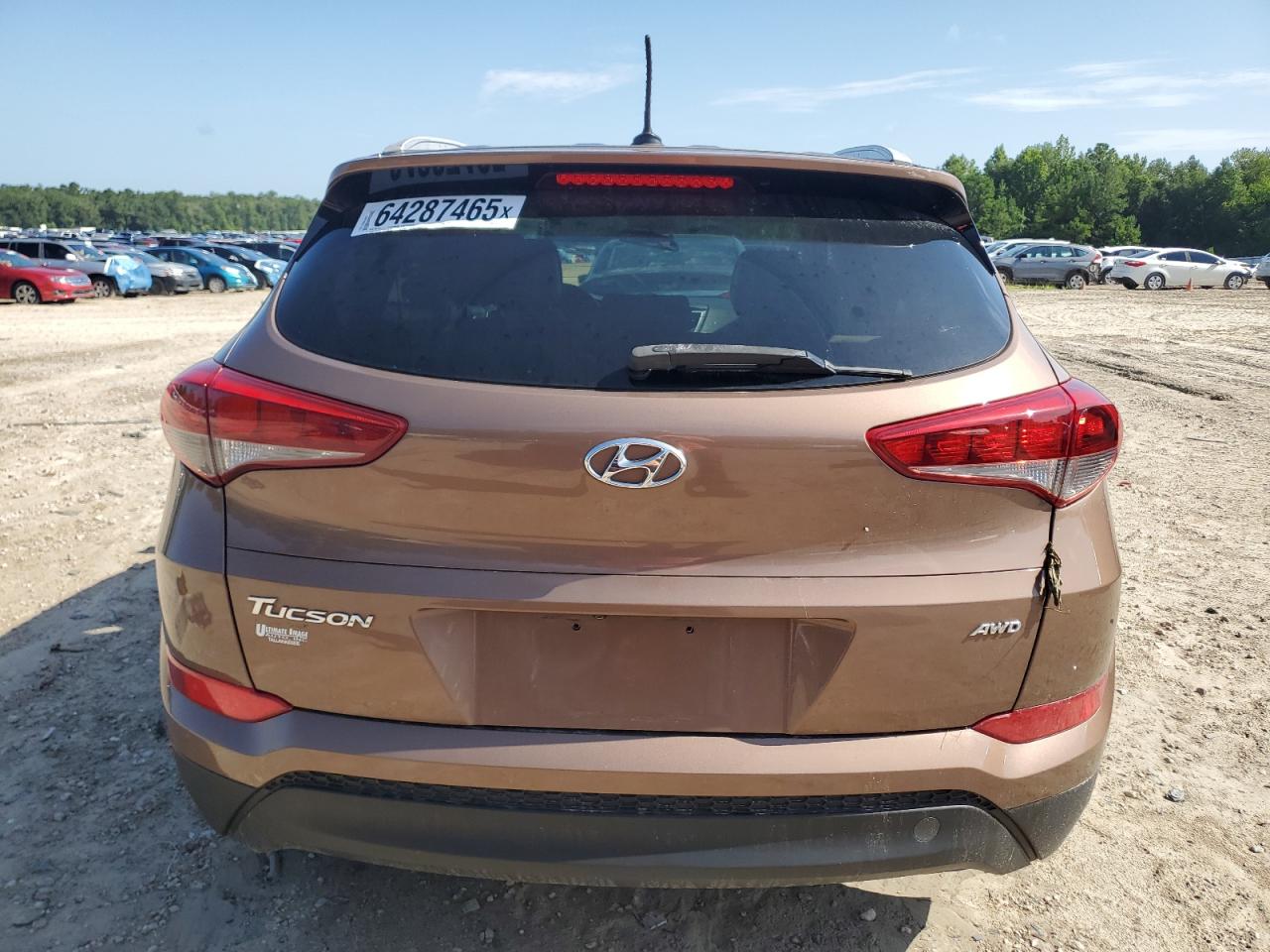 2017 Hyundai Tucson Limited VIN: KM8J3CA45HU483063 Lot: 64287465