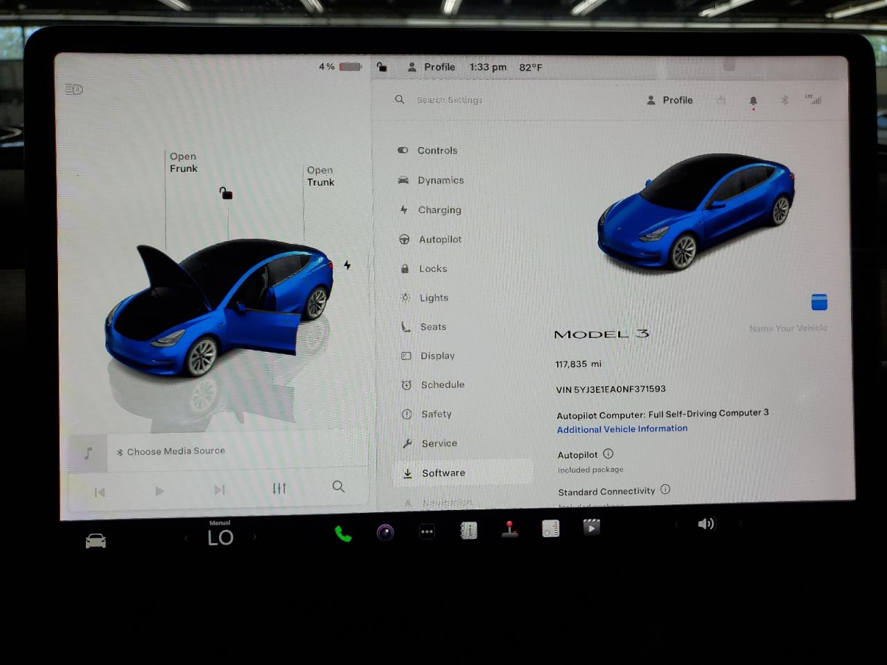 2022 Tesla Model 3 VIN: 5YJ3E1EA0NF371593 Lot: 62496035