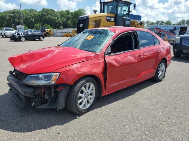 Sedans VOLKSWAGEN JETTA 2015 Czerwony