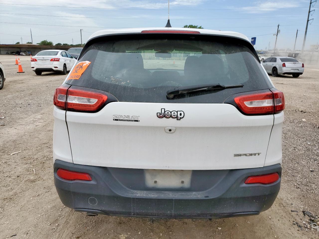 2016 Jeep Cherokee Sport VIN: 1C4PJLAB9GW319501 Lot: 64882335
