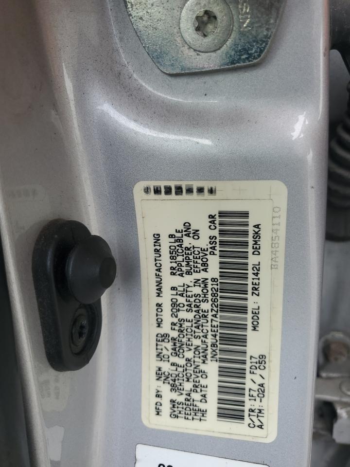 2010 Toyota Corolla Base VIN: 1NXBU4EE7AZ268218 Lot: 64491235