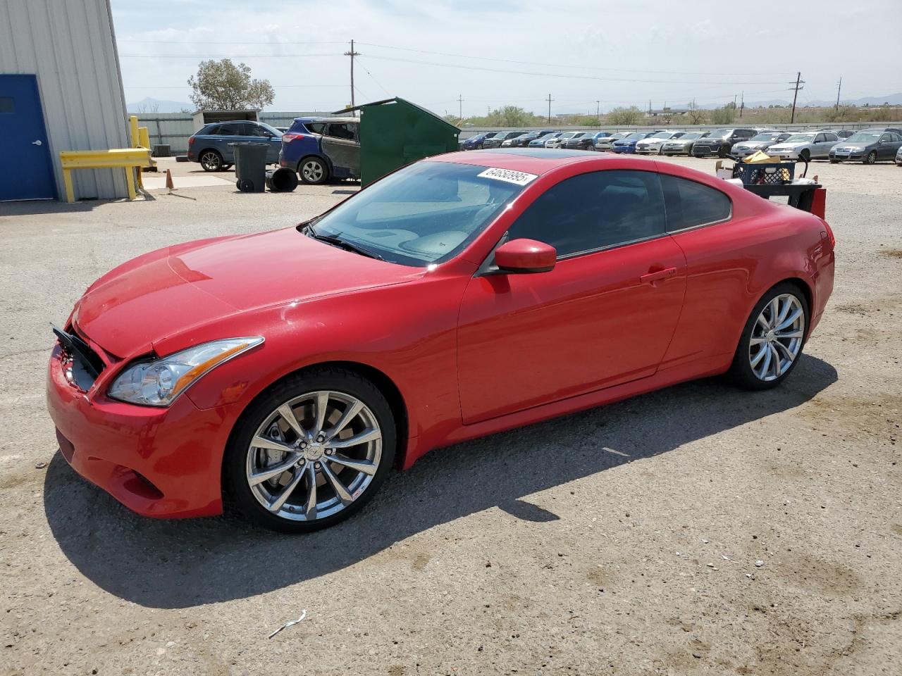 2008 Infiniti G37 Base red null gas JNKCV64E58M113906 photo #1