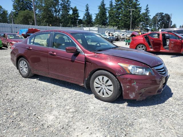 Sedans HONDA ACCORD 2012 Burgundy