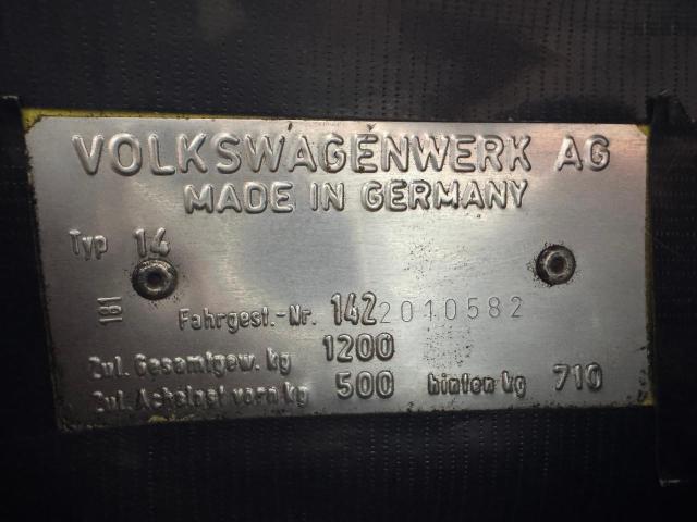 1972 VOLKSWAGEN                  KARMANGHIA