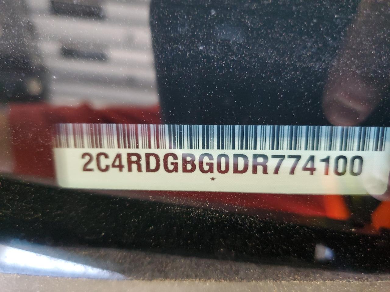 2013 Dodge Grand Caravan Se VIN: 2C4RDGBG0DR774100 Lot: 64222245