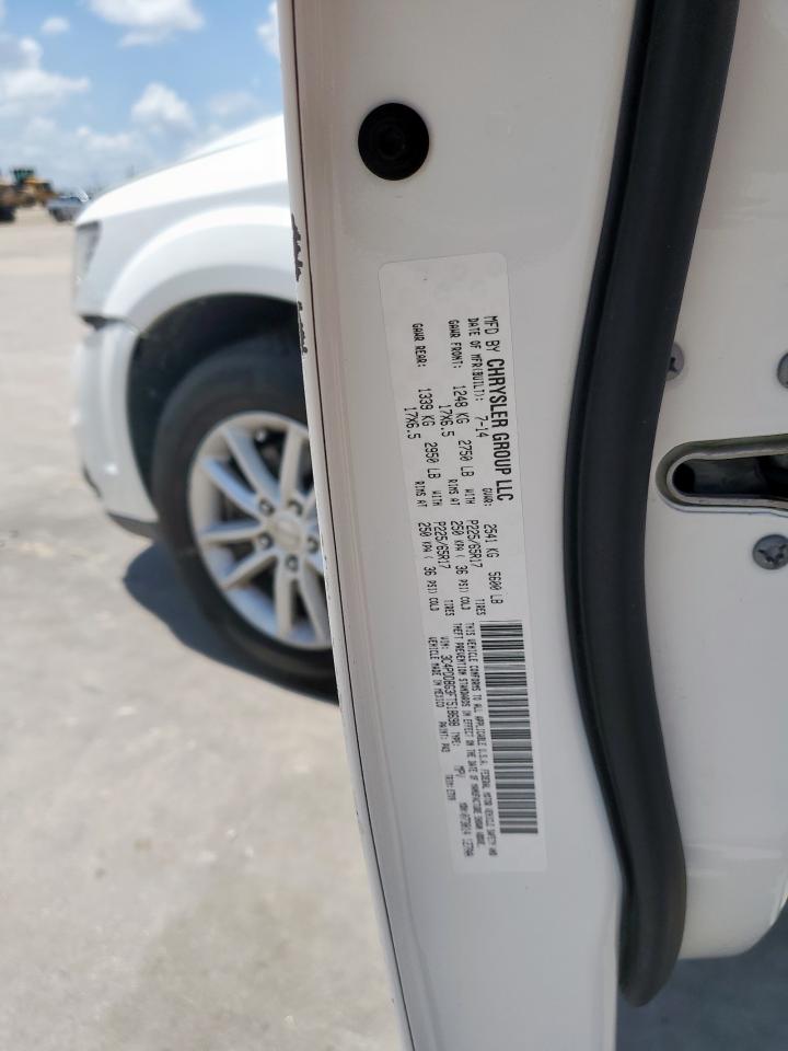 2015 Dodge Journey Sxt VIN: 3C4PDDBG3FT518698 Lot: 64857085