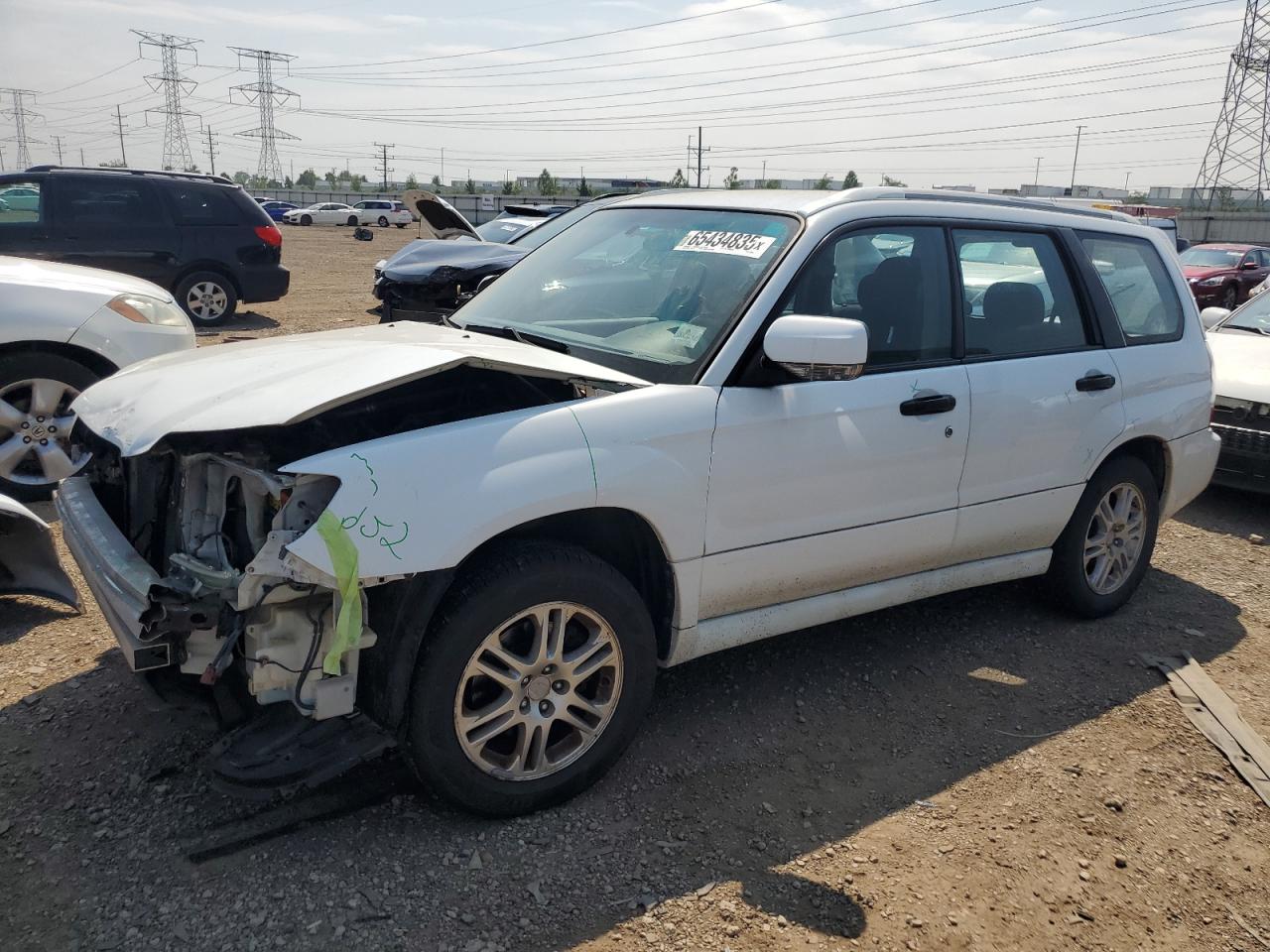 2008 Subaru Forester Sports 2.5X white null gas JF1SG66618H726908 photo #1