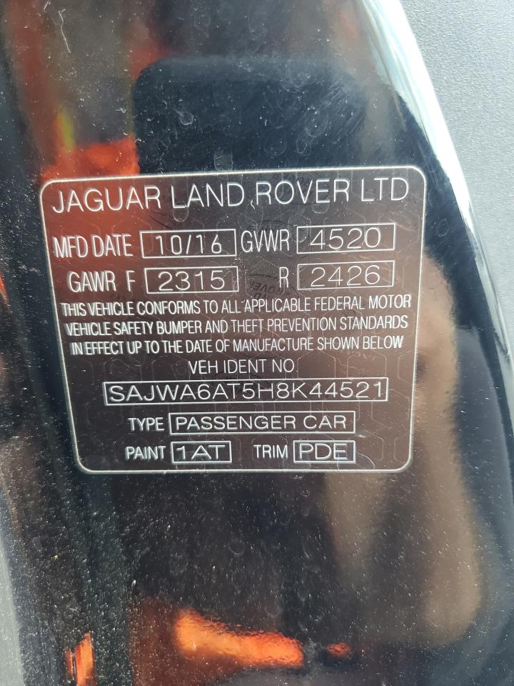 2017 Jaguar F-Type VIN: SAJWA6AT5H8K44521 Lot: 63161975
