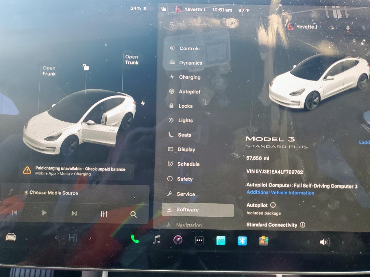 2020 Tesla Model 3 VIN: 5YJ3E1EA4LF799762 Lot: 66020455