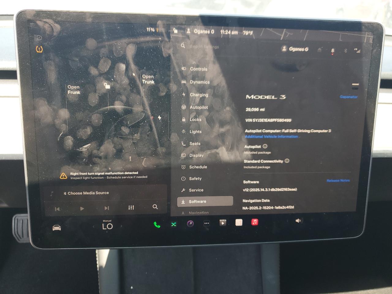 2023 Tesla Model 3 VIN: 5YJ3E1EA8PF580499 Lot: 63120615