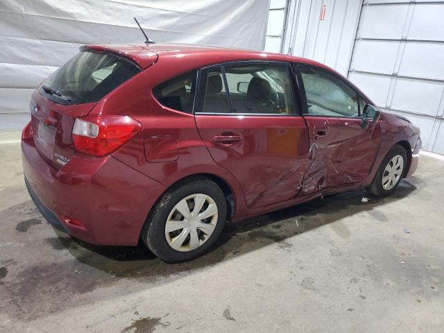 Crossovers SUBARU IMPREZA 2016 Czerwony