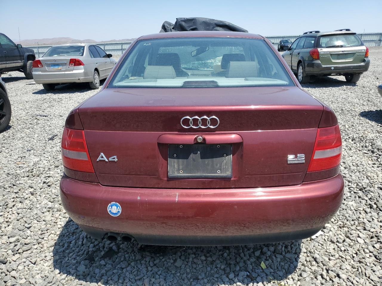 1999 Audi A4 2.8 Quattro VIN: WAUED28D7XA285326 Lot: 64208185