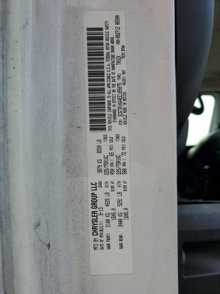 2014 Ram Promaster 1500 1500 Standard VIN: 3C6TRVAG4EE105075 Lot: 64749555