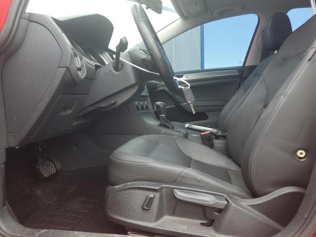 Hatchbacks VOLKSWAGEN GOLF 2015 Czerwony