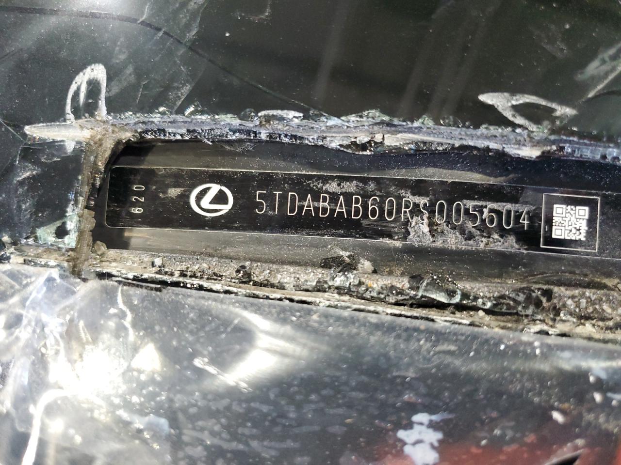 2024 Lexus Tx 500H F Sport Premium VIN: 5TDABAB60RS005604 Lot: 64354085