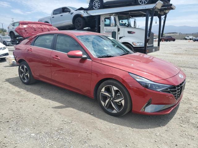  HYUNDAI ELANTRA 2022 Красный