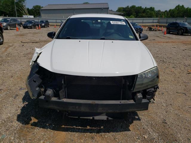 Sedans DODGE AVENGER 2012 White
