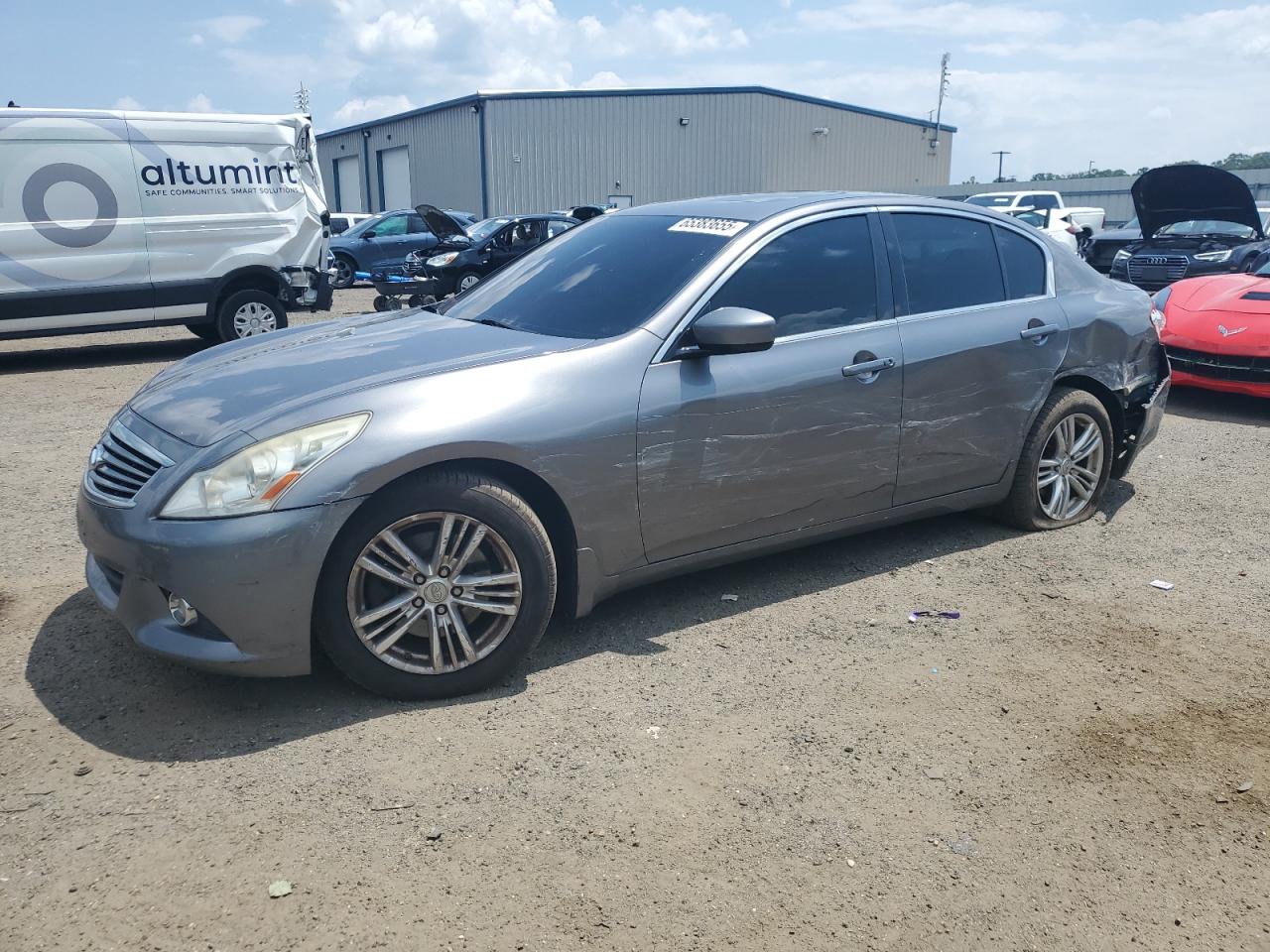 2013 Infiniti G37 grey sedan gas JN1CV6AR5DM759372 photo #1