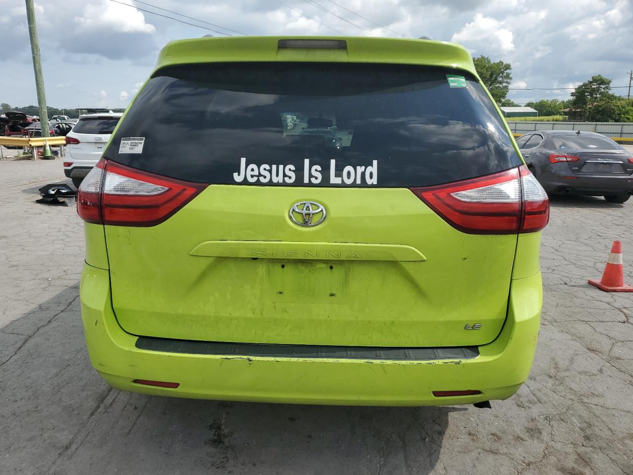 2015 Toyota Sienna Le VIN: 5TDKK3DC7FS671812 Lot: 64671545