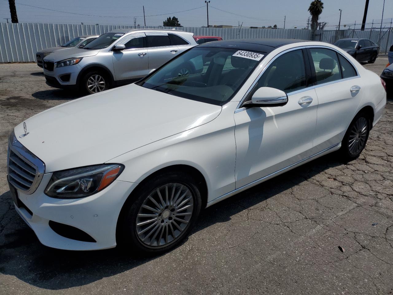 2015 Mercedes-Benz C 300 white null gas 55SWF4JB7FU046577 photo #1