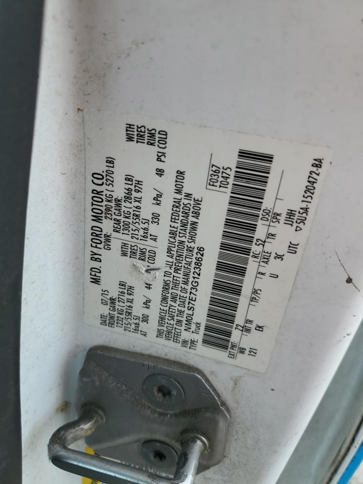 2016 Ford Transit Connect Xl VIN: NM0LS7E73G1238626 Lot: 65378905