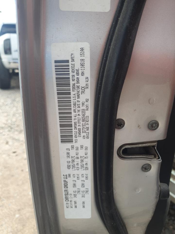 2011 Dodge Ram 3500 VIN: 3D73Y3CL9BG546359 Lot: 61372515