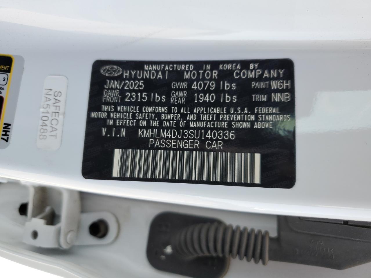 2025 Hyundai Elantra Blue VIN: KMHLM4DJ3SU140336 Lot: 65448355