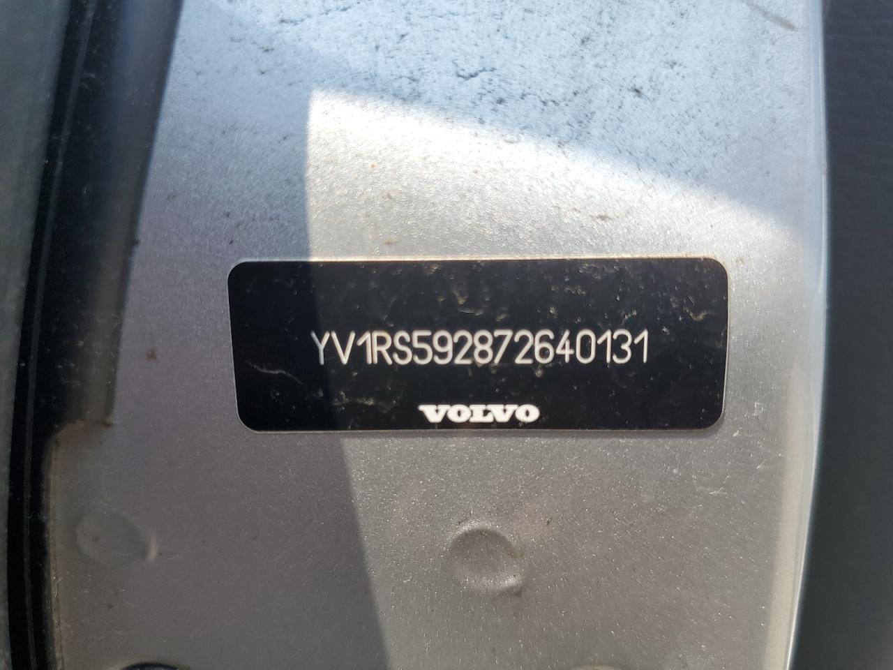 2007 Volvo S60 2.5T VIN: YV1RS592872640131 Lot: 65511205