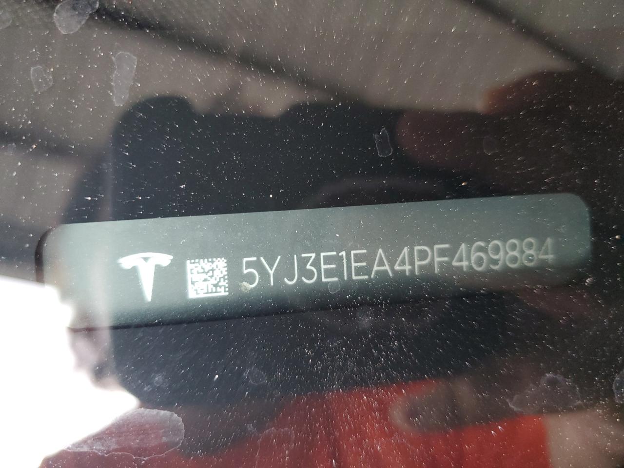 2023 Tesla Model 3 VIN: 5YJ3E1EA4PF469884 Lot: 64104025