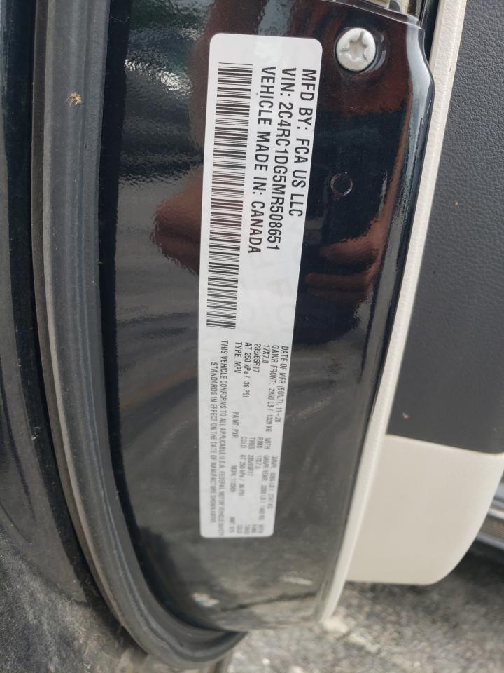 2021 Chrysler Voyager Lxi VIN: 2C4RC1DG5MR508651 Lot: 63417345