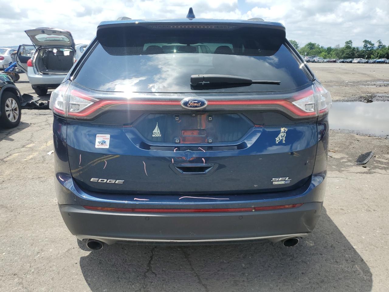 2017 Ford Edge Sel VIN: 2FMPK4J95HBC58260 Lot: 64085085